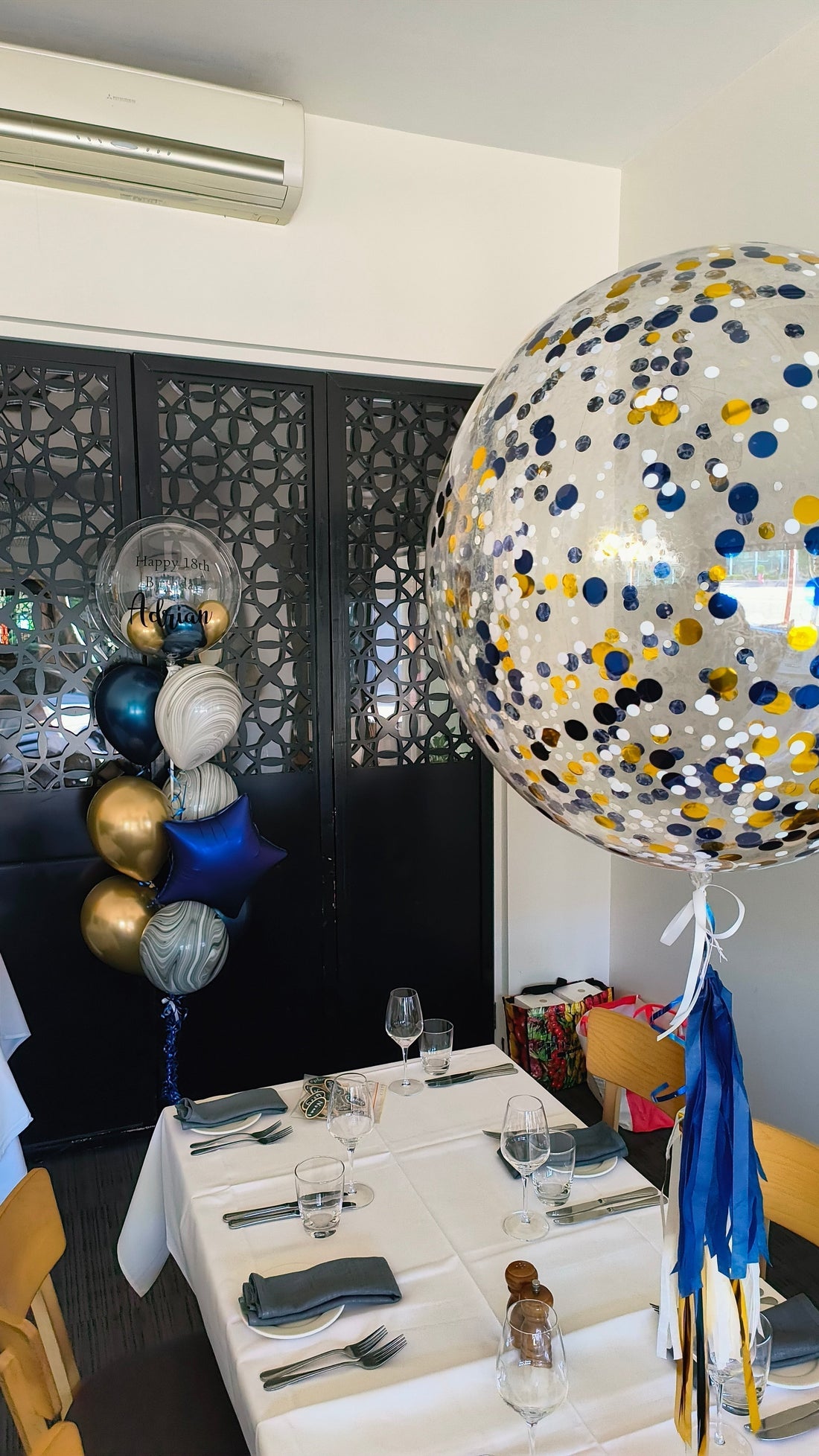 Table decorations restaurant bars Melbourne 