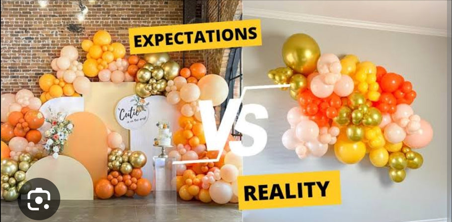 DIY Balloon Garland Kits - Expectations vs Reality