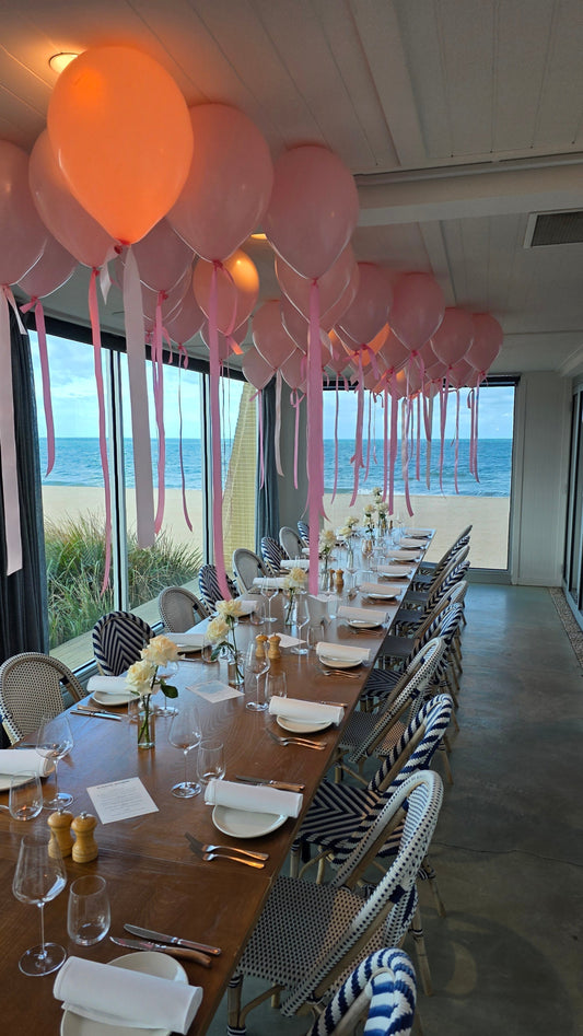 Flowing Balloon Ceiling at the Elwood Bathers