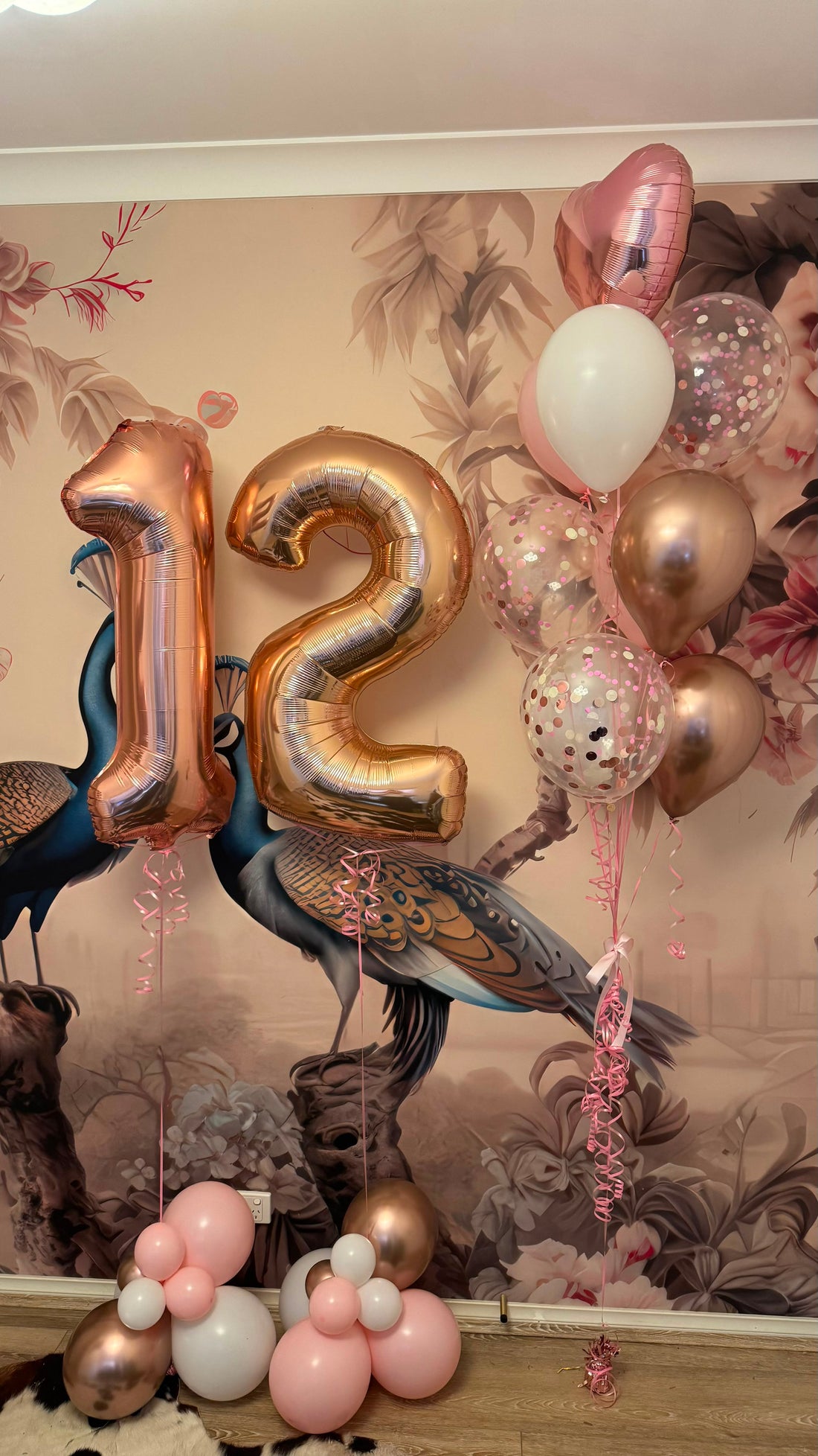 Sandringham 12th Birthday Confetti Balloon Bouquet