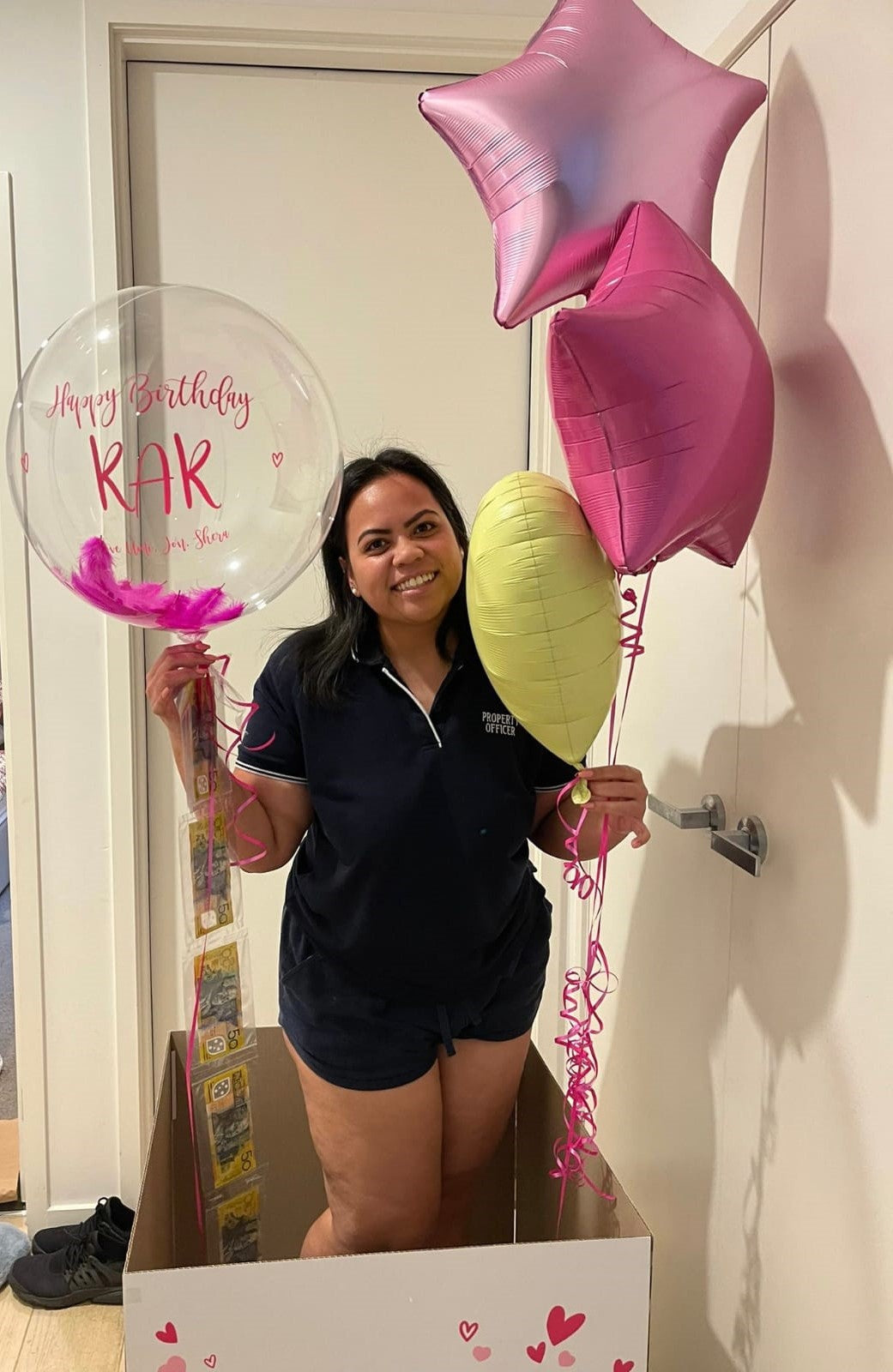 Money Tree Balloon Surprise Box Melbourne