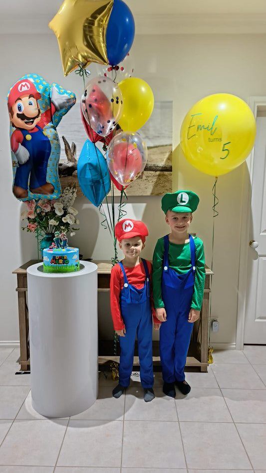 Super Mario Themed Balloon Event Decorations Melbourne