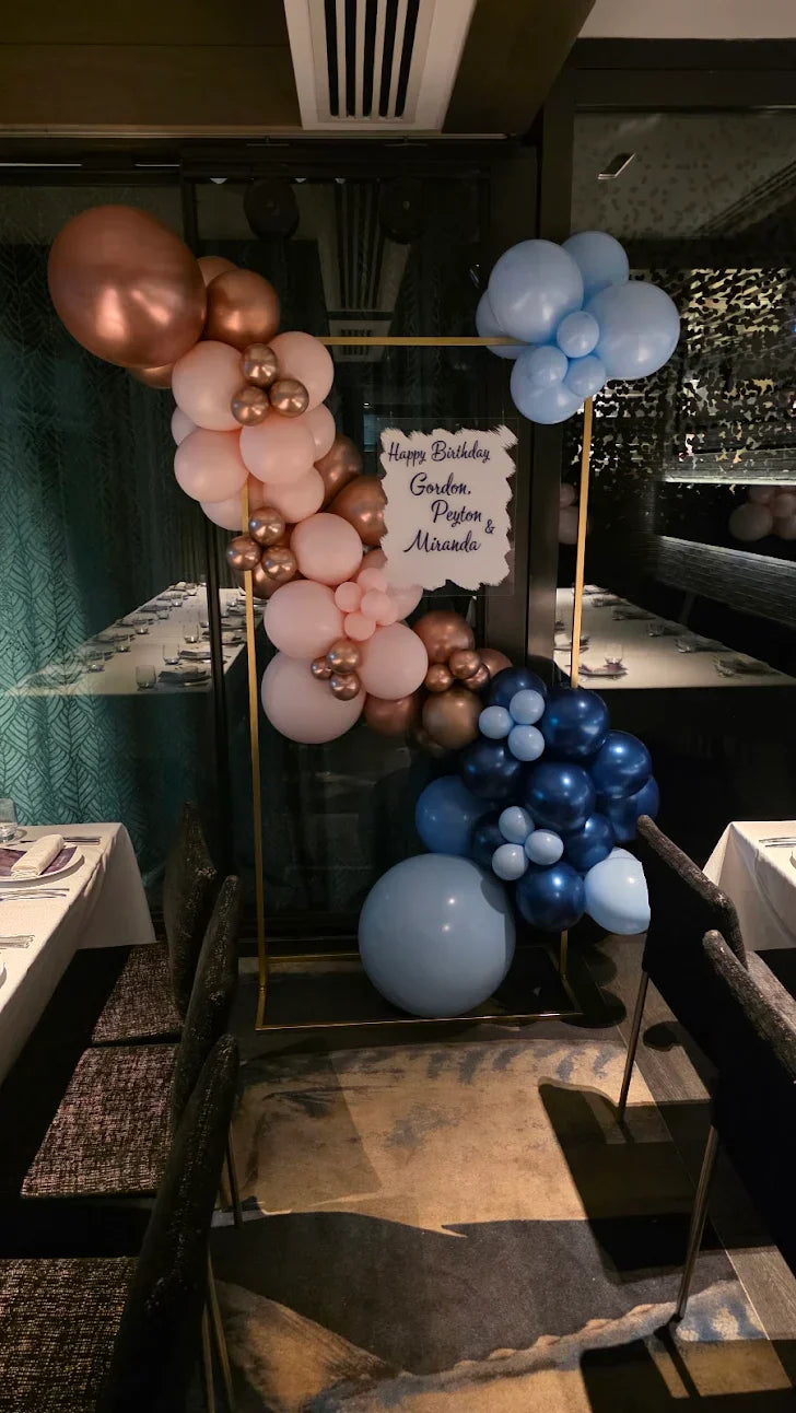 Balloon Garland at Atlantic Restaurant Crown Melbourne | Fairytale Balloons