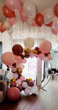 Load image into Gallery viewer, Rose, White &amp; Pink Balloon Garland Melbourne
