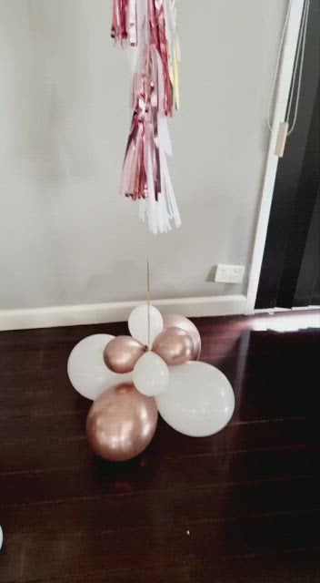 Personalised jumbo balloon Bouquet confetti Melbourne delivered