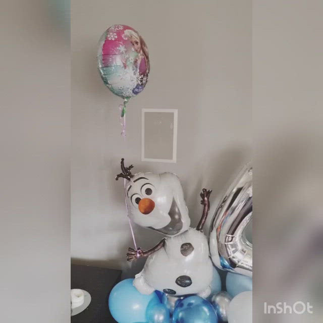 Frozen Snowman Balloons Delivered Melbourne 