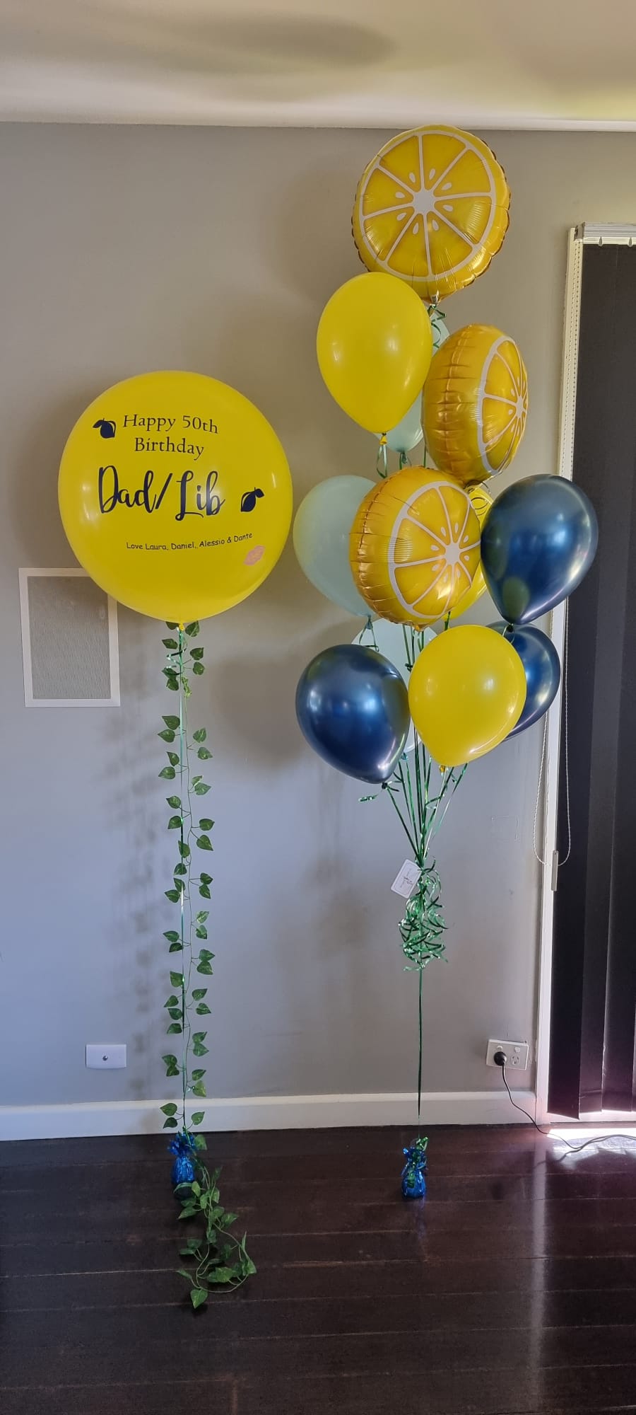 Amalfi coast themed balloon bouquet Melbourne delivered