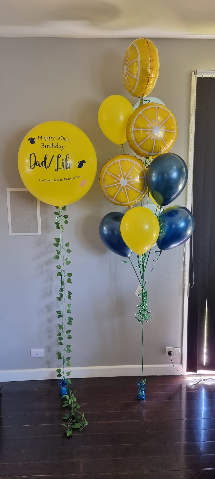 Amalfi coast themed balloon bouquet Melbourne delivered 7 days
