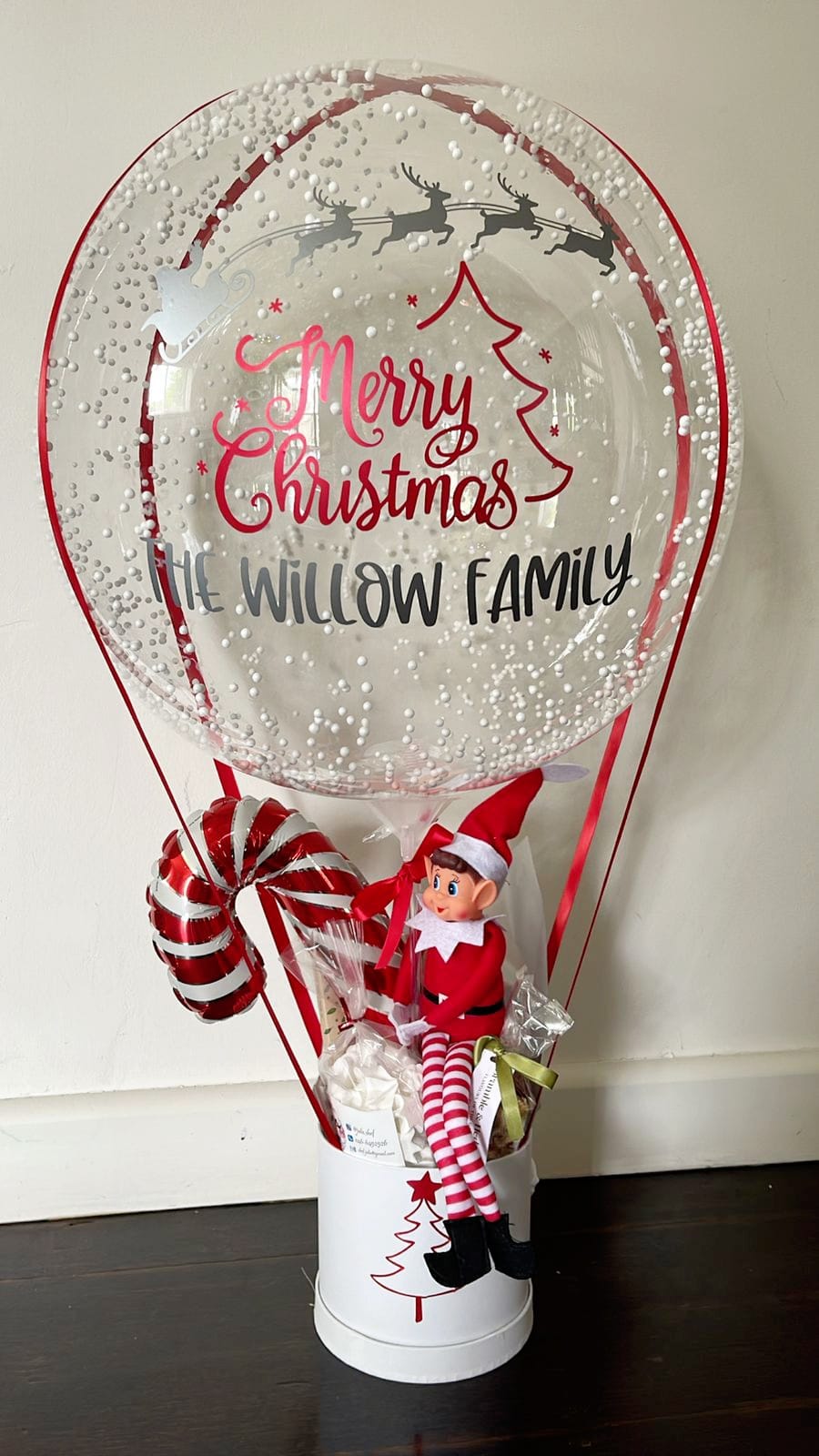 Christmas Balloon Hamper Delivered Melbourne Fairytale Balloons