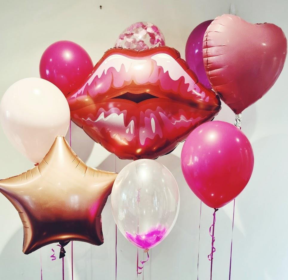 Lips Start Helium Balloon Melbourne