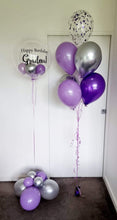 Load image into Gallery viewer, Personalised Purple Balloon Bouquet Melbourne Delivered
