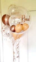 Load image into Gallery viewer, Personalised Rose Gold Balloon Bouquet Melbourne Delivered
