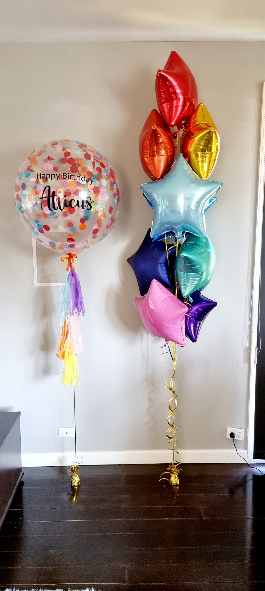Spaceman rocket space ship balloon bouquet delivered Melbourne