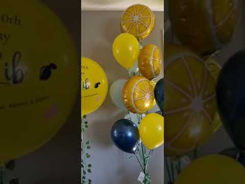 Amalfi coast themed balloon bouquet Melbourne delivered 7 days